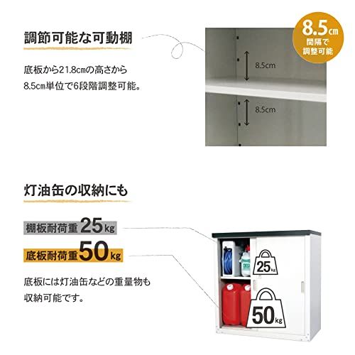 グリーンライフ(GREEN LIFE) 物置 日本製 サビに強い 屋外 小型 棚板1 