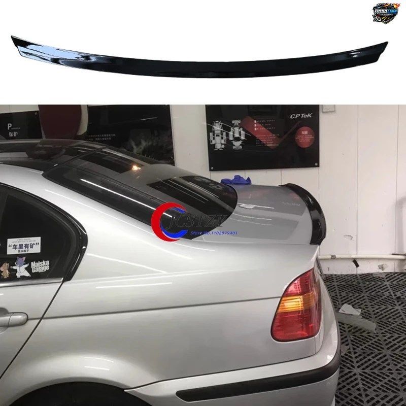 M3スタイル 1998-2006年式 BMW 3シリーズ E46 ABSブラック スポイラー 