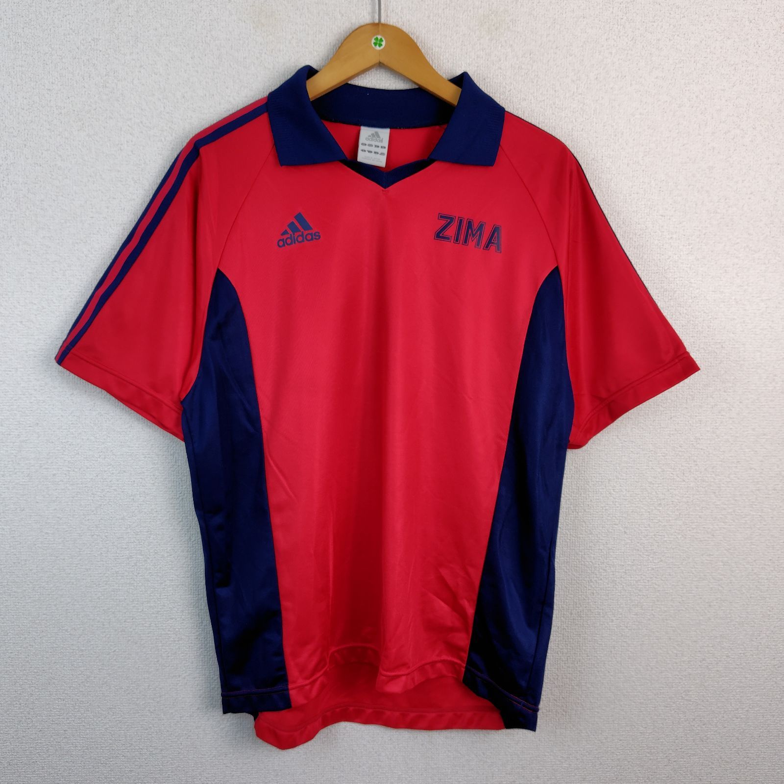 adidas ZIMA アディダス ジーマ サッカー ゲームシャツ バックプリント 