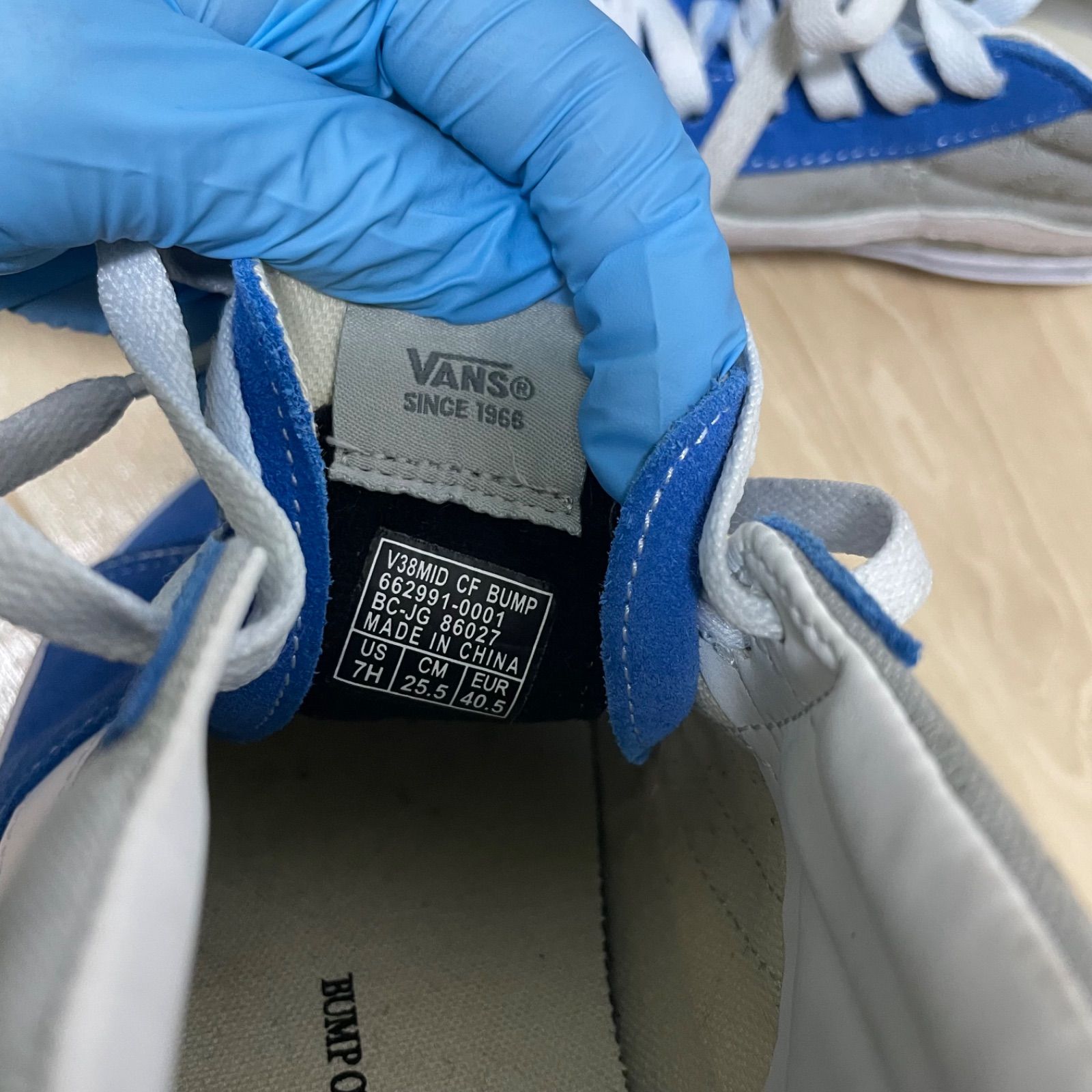 VANS×BUMP OF CHICKEN SK8-MID 25.5cm 青灰 - メルカリ