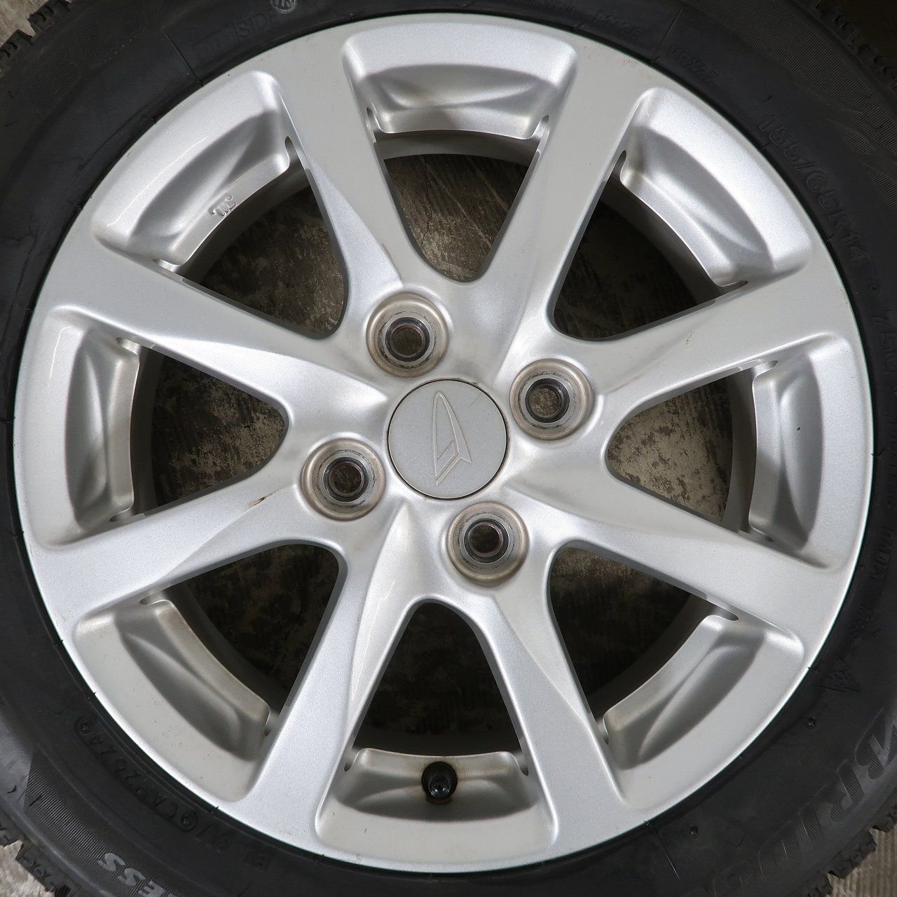 2024年製ブリヂストンVRX2 155/65R14新品ダイハツホイール組　ダイハツ軽自動車に 2024年製ブリヂストンVRX2 155/65R14新品ダイハツホイール組 ダイハツ
