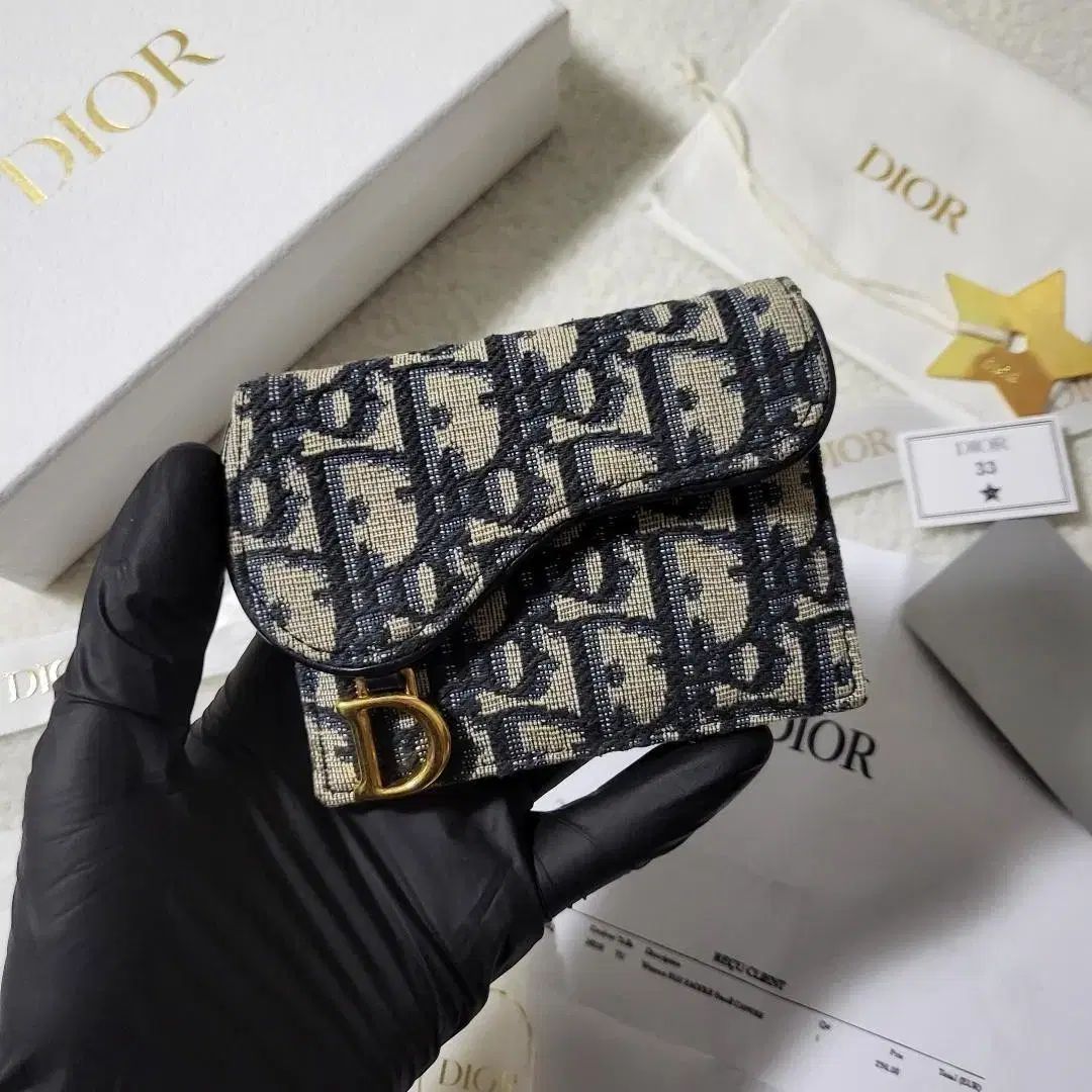正規品 ディオール オブリーク カードウォレット ChristianDior