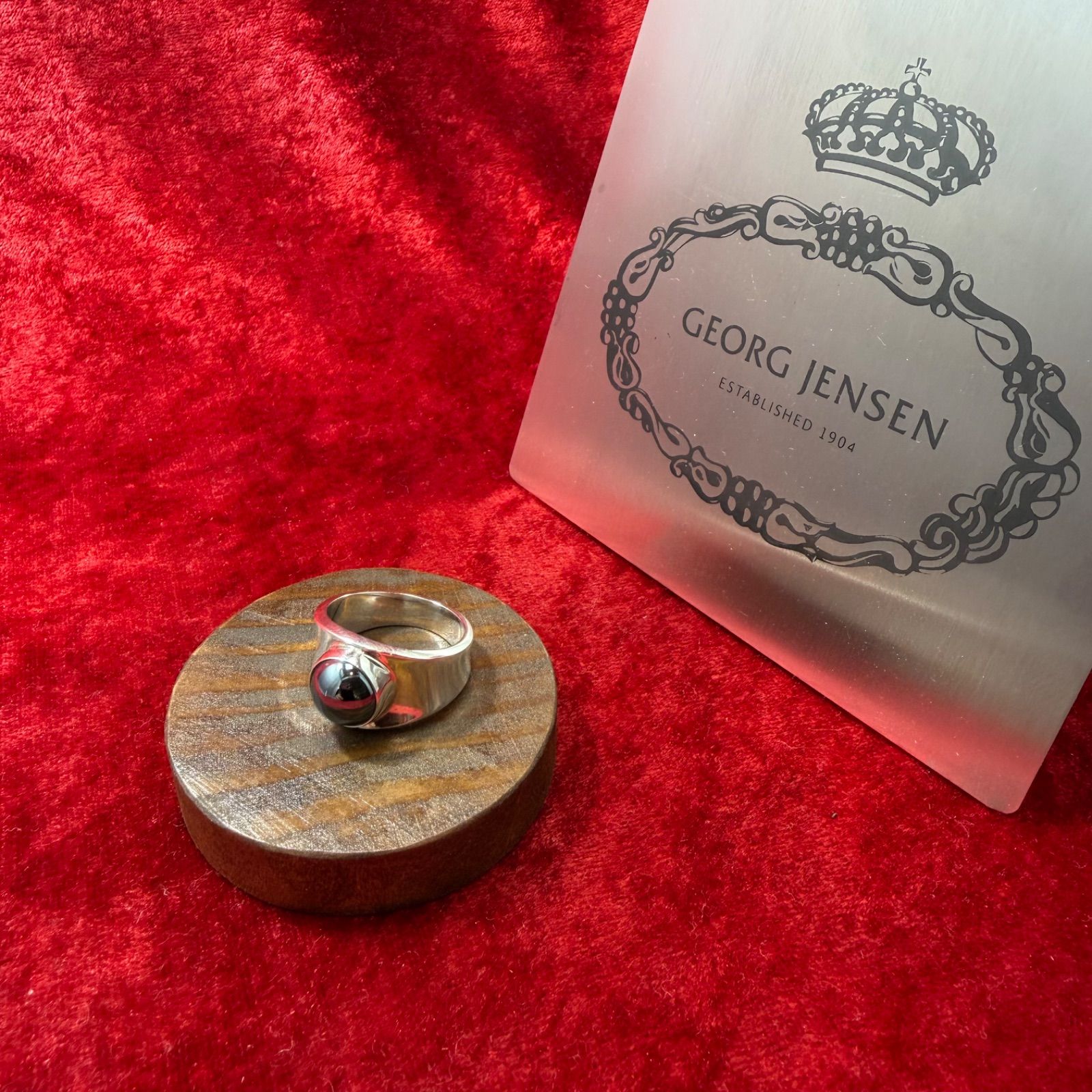 美品 リング 14号 ♯124 ジョージジェンセン/GEORG JENSEN - メルカリ