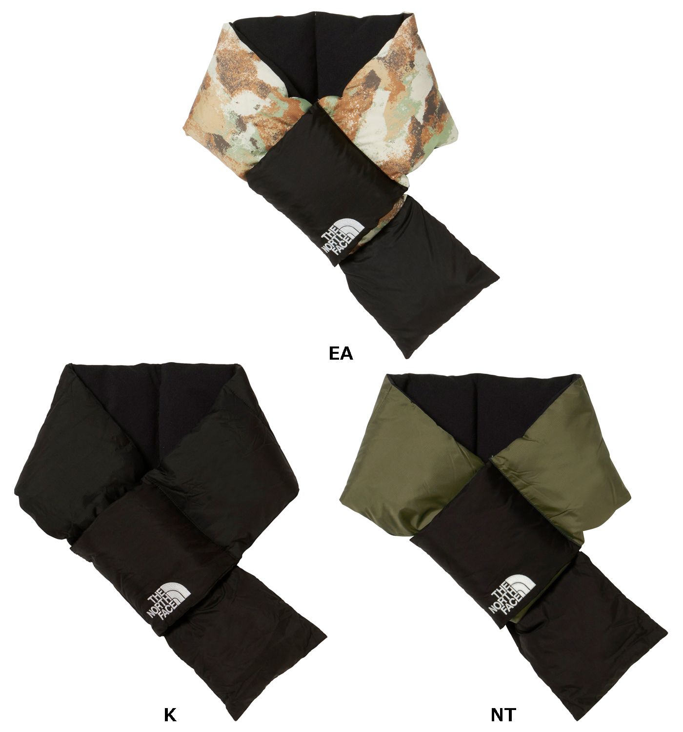 ザ・ノース・フェイス THE NORTH FACE アウトドア ヌプシマフラー Nuptse Muffler メンズ レディース ネックウォーマー アクセサリー キャンプ レジャー デイリー 保温 防寒 NN72312 NT ニュートープグリーン