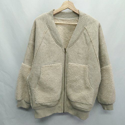 ◇ ⊇ w closet ダブルクローゼット リバーシブル ボア 長袖 ブルゾン 
