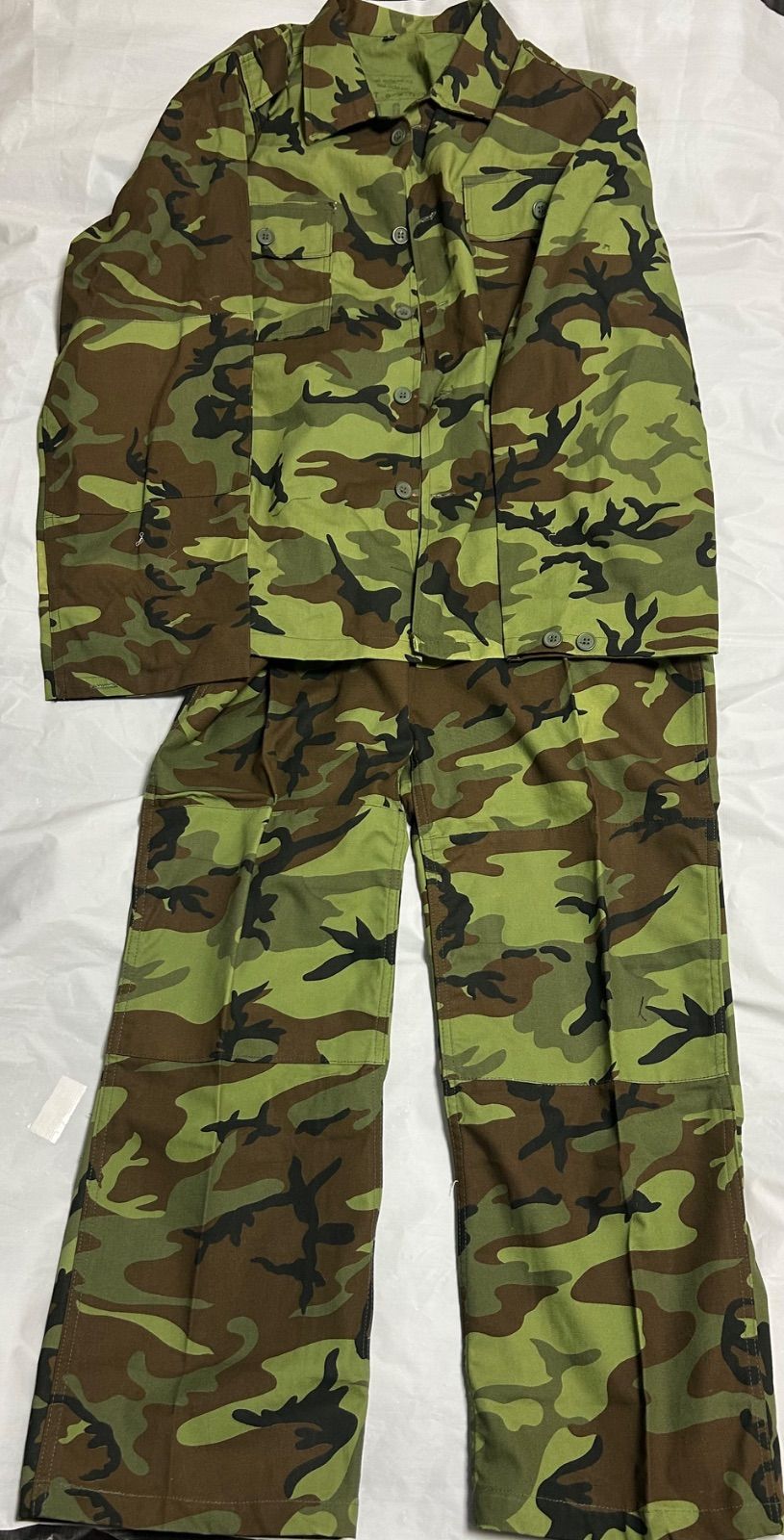中古】南ベトナムレンジャー迷彩服 パステルリーフ迷彩 上下セット