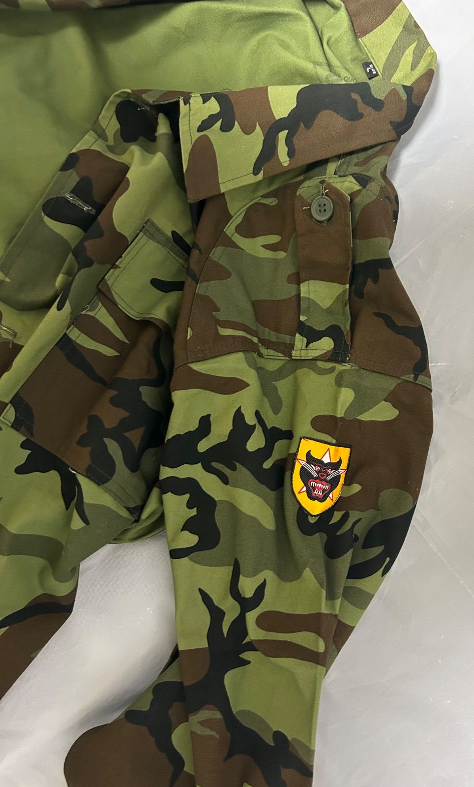 中古】南ベトナムレンジャー迷彩服 パステルリーフ迷彩 上下セット