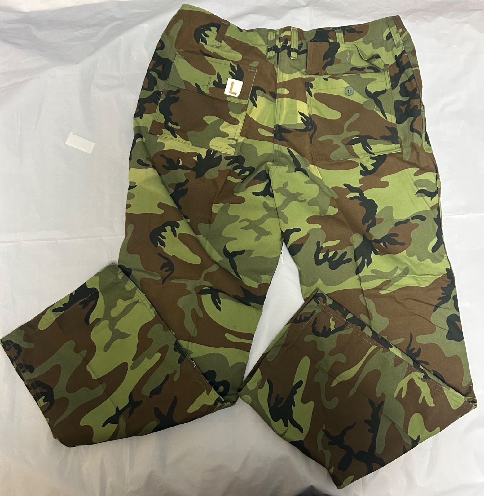 中古】南ベトナムレンジャー迷彩服 パステルリーフ迷彩 上下セット