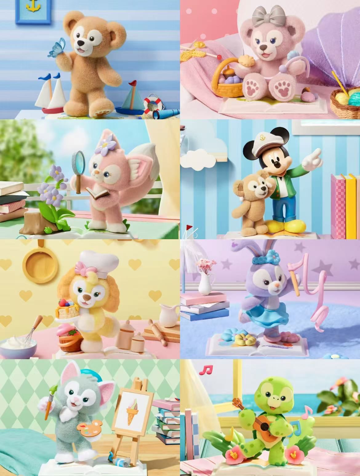 上海ディズニー ポップマート ダッフィー&フレンズ フィギュア