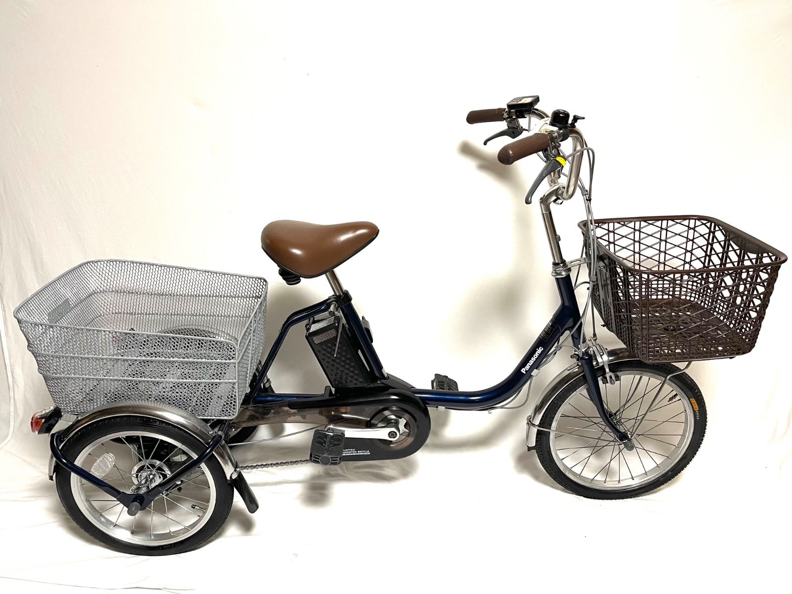 0270【動作確認済】送料無料 Panasonic 電動アシスト三輪自転車 新しい 