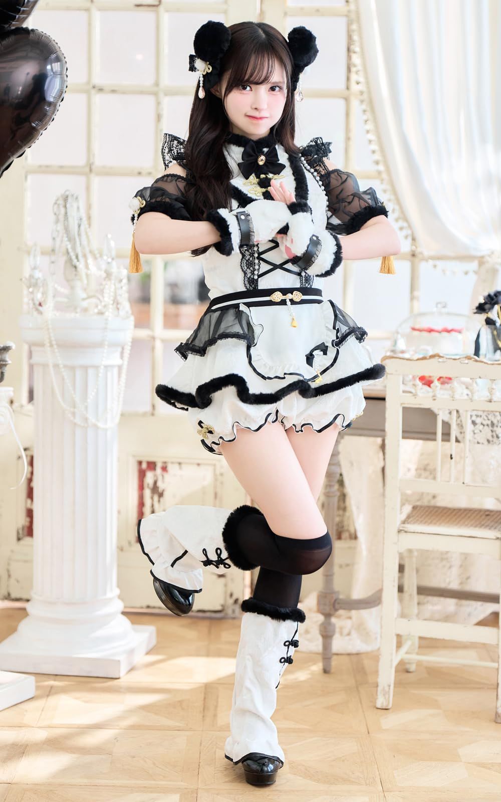 新品 [Malymoon] コスプレ チャイナ 和装 中国 アニマル 動物 パンダ