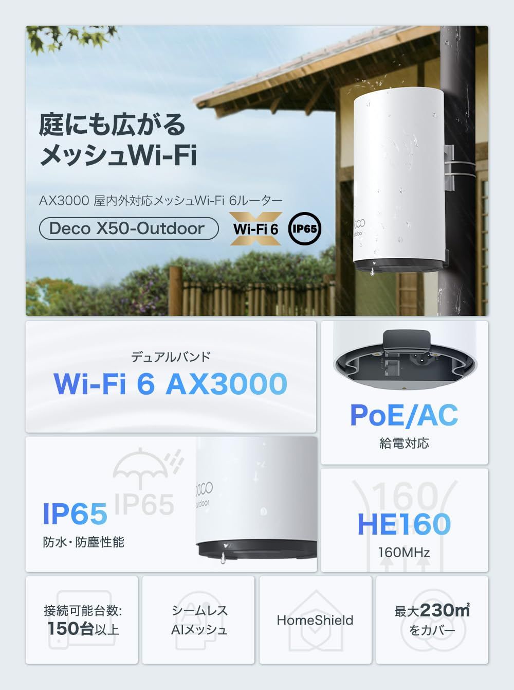 WiFi ルーター TP-Link 無線LANルーター WiFi6 160Mhz Amazon.co.jp