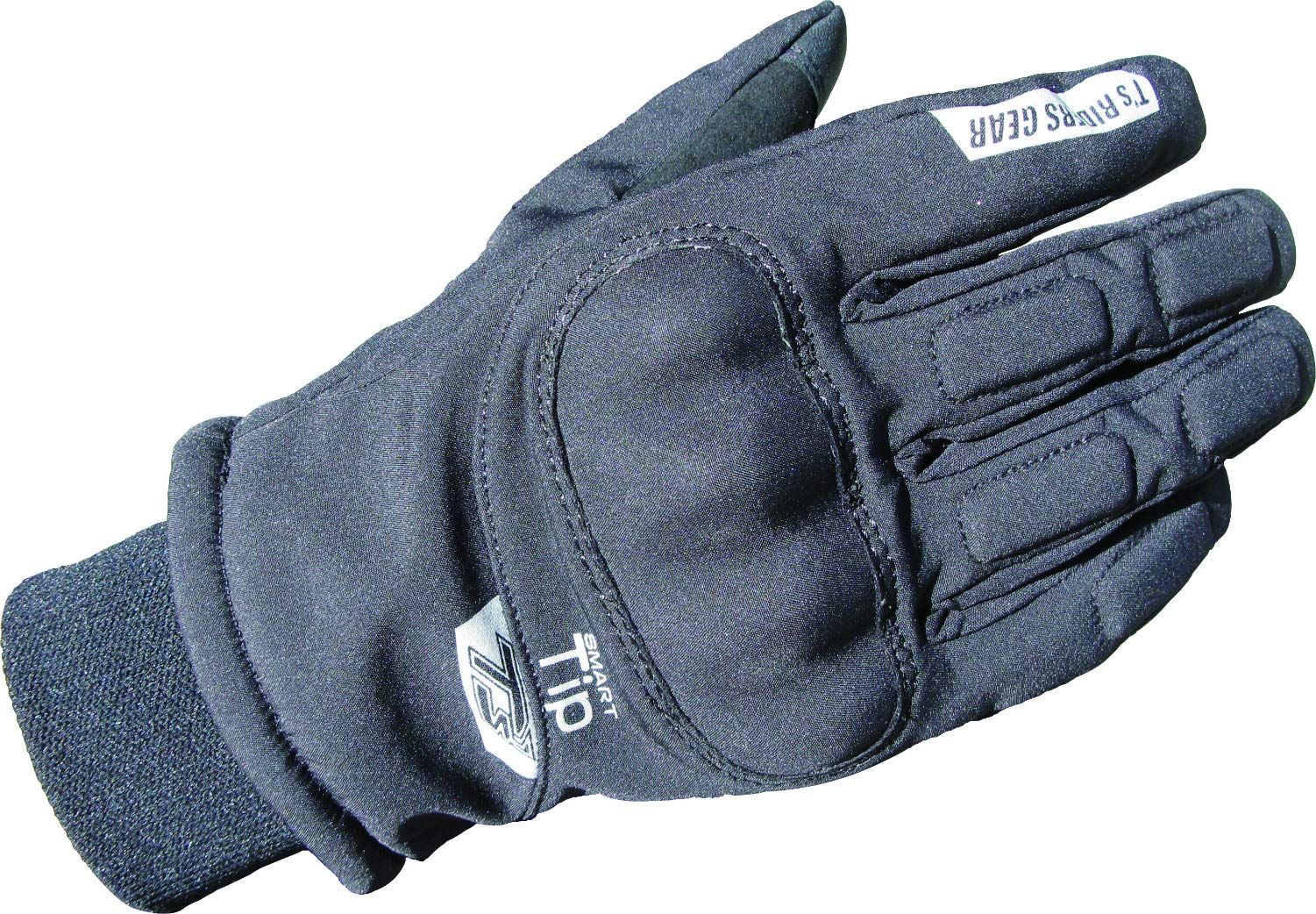 新品 [ティーズ] TSG-45WB バイク用 ショートウインターグローブ ブラック/ブラック M TSG-45W