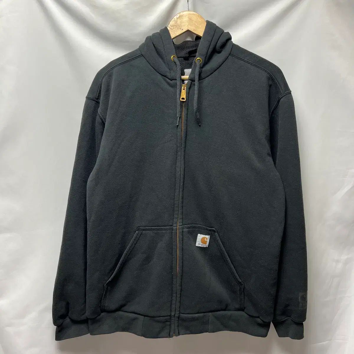 Carhartt ブラック フード付きジップアップ 【公式通販】