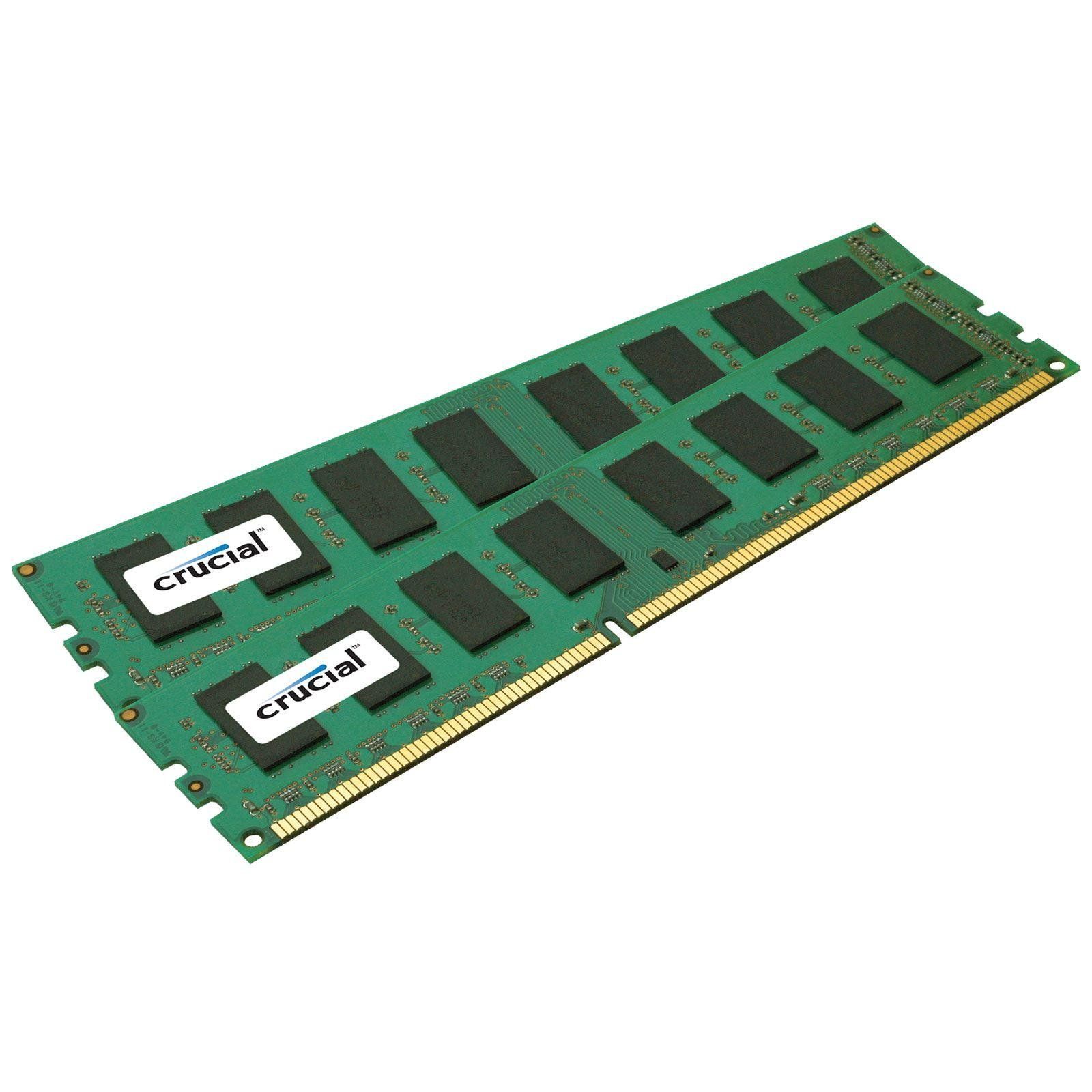 Crucial 8GB DDR3 PC3-12800 メモリ CT2KIT51264BA160B - メルカリ
