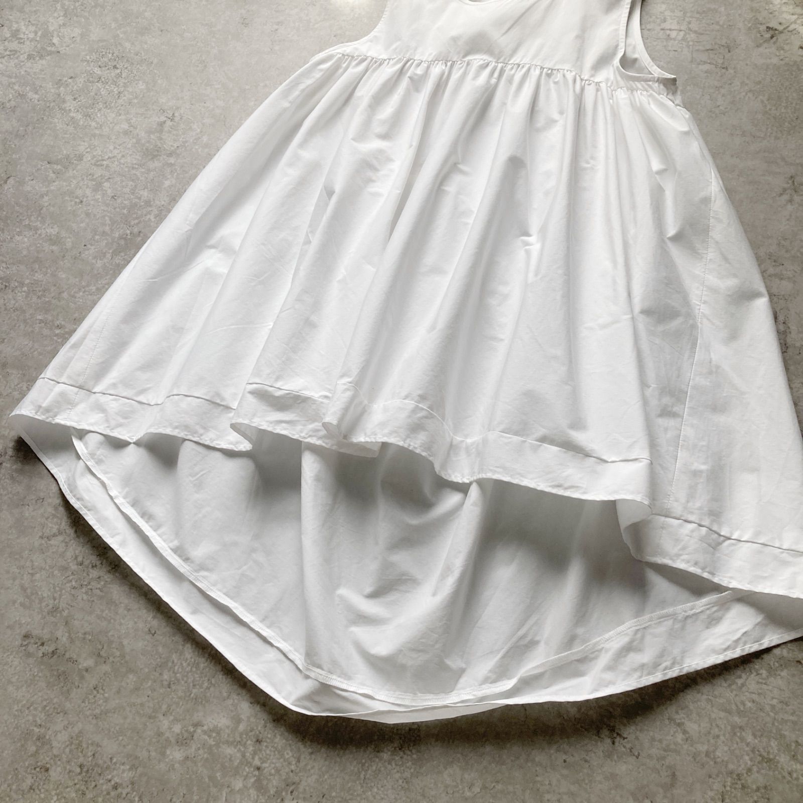 美品 ヨーコチャン YOKO CHAN REYC リック ノースリーブ ヘムフレア