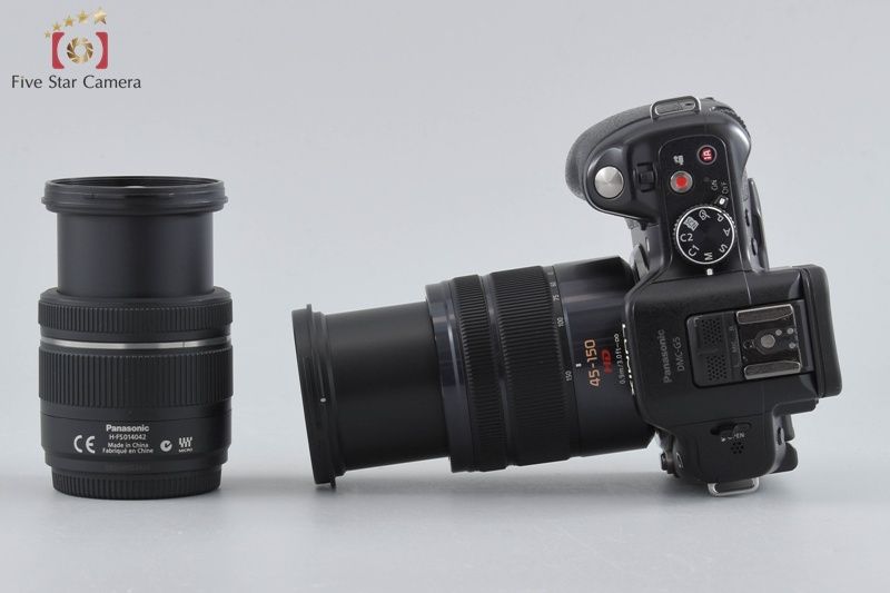 中古】Panasonic パナソニック LUMIX DMC-G5 ブラック ダブルズーム 