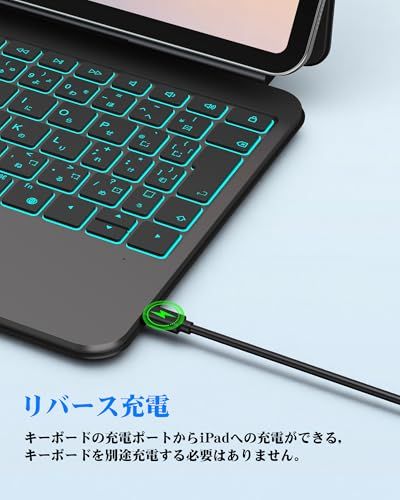 Bettdow2026最新型スマート接続マジックキーボードiPadAir M4他 Bettdow【2026最新型】スマート接続 マジックキーボード 2026 iPad Air