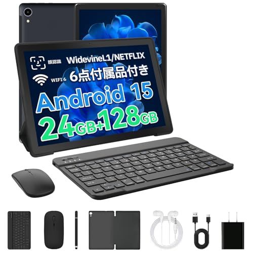 タブレット - FancyDay Android15 タブレット 10インチ 24GB+128GB+1TB 