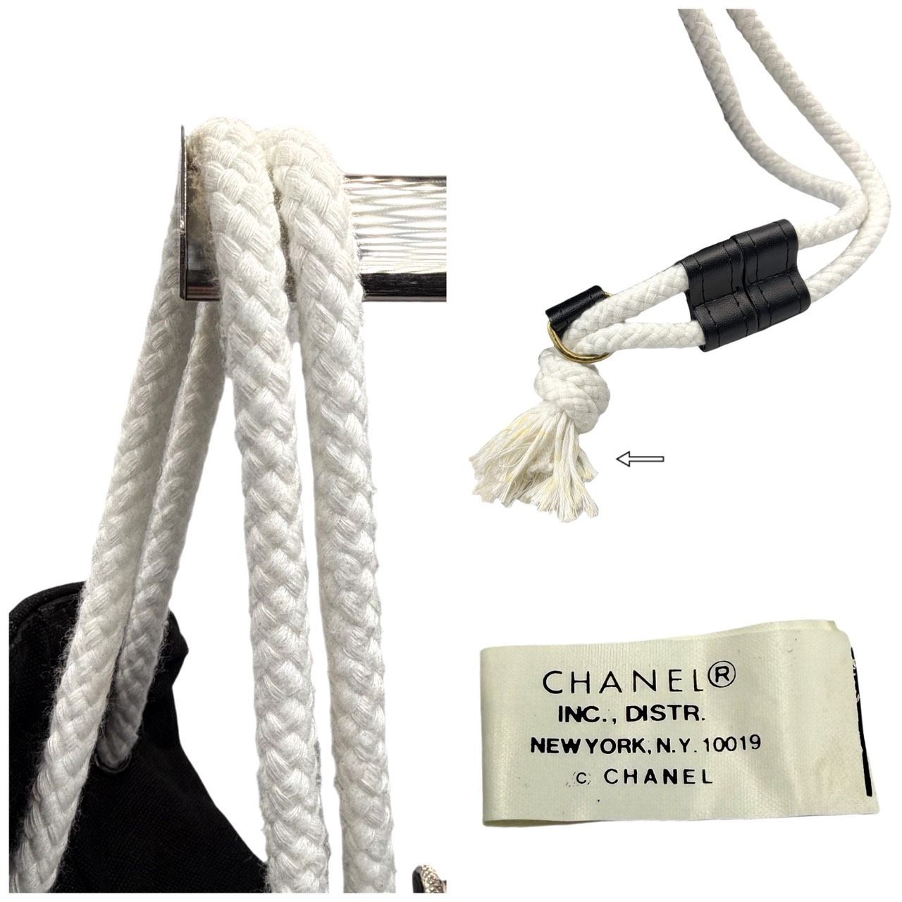 良品✤【CHANEL／シャネル】巾着バッグ／ショルダーバッグ キャンバス