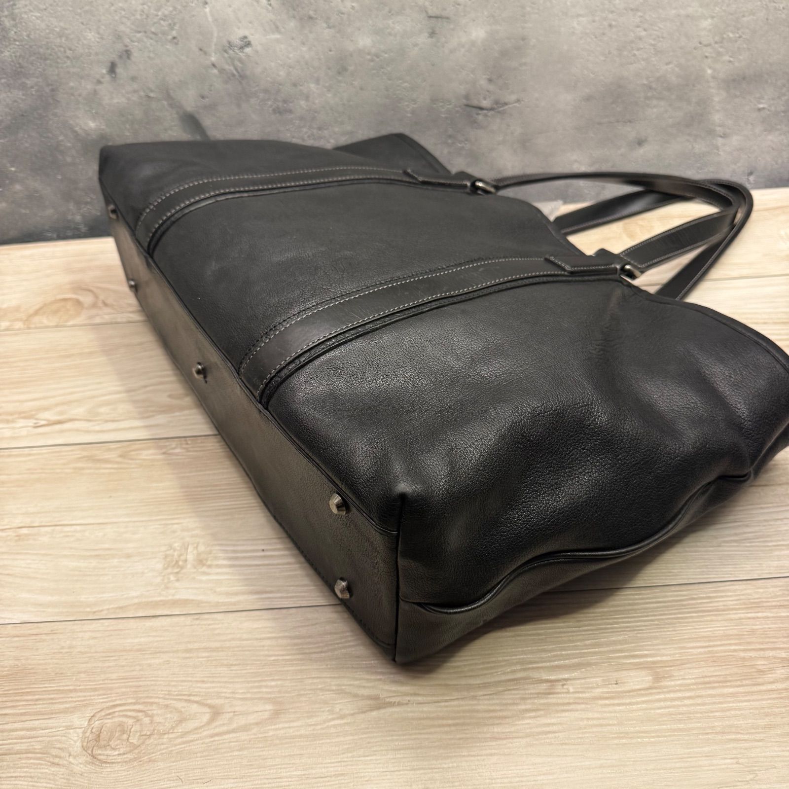 美品 土屋鞄 アルマス トートバッグ レザートート バッファロー A4 econext_0416-b4787y-k13c