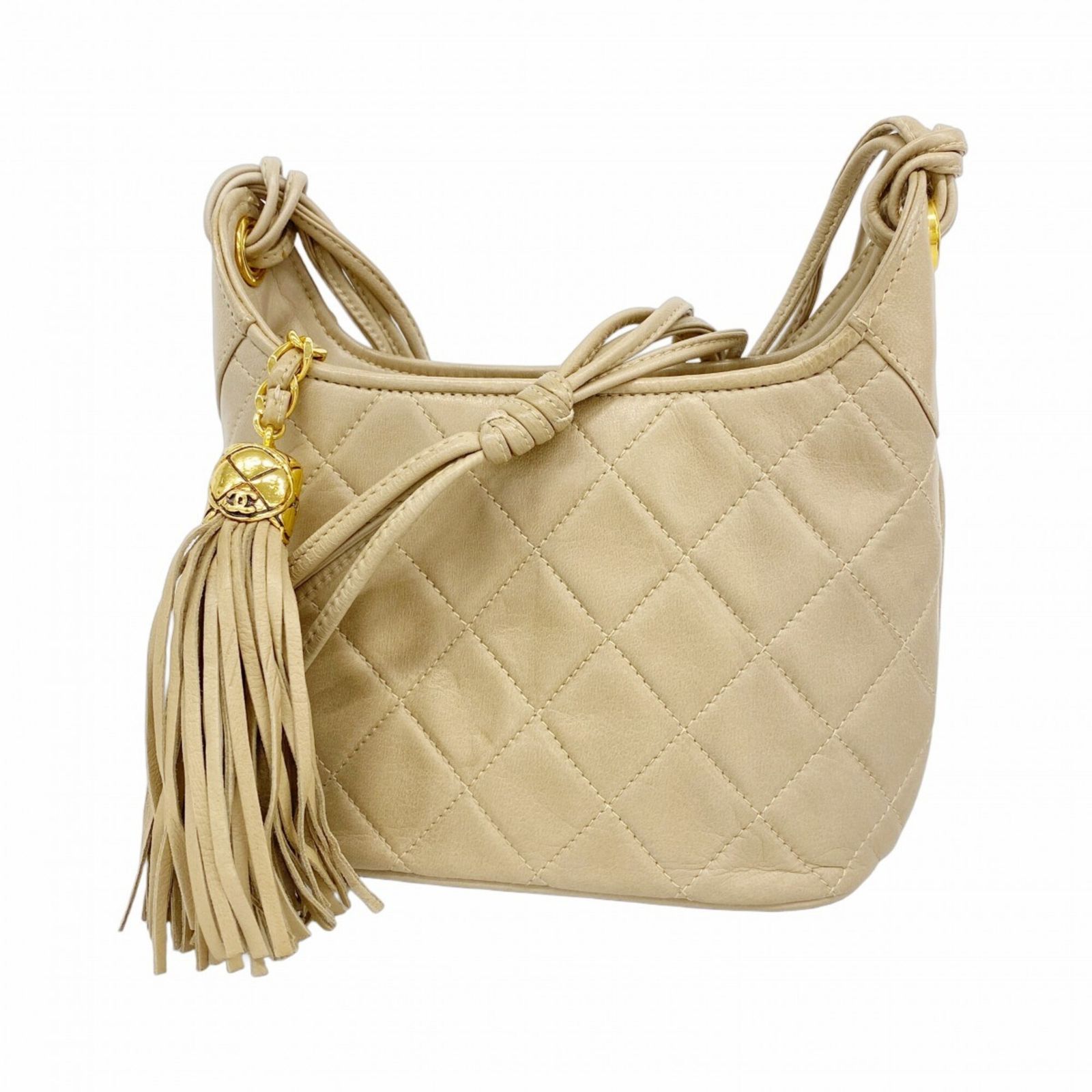 CHANEL シャネル ショルダーバッグ ベージュ シャネル クラシック