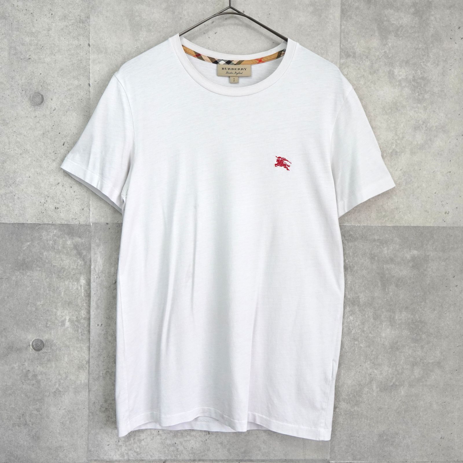 バーバリー ロンドン イングランド ホースロゴ Tシャツ ホワイト 