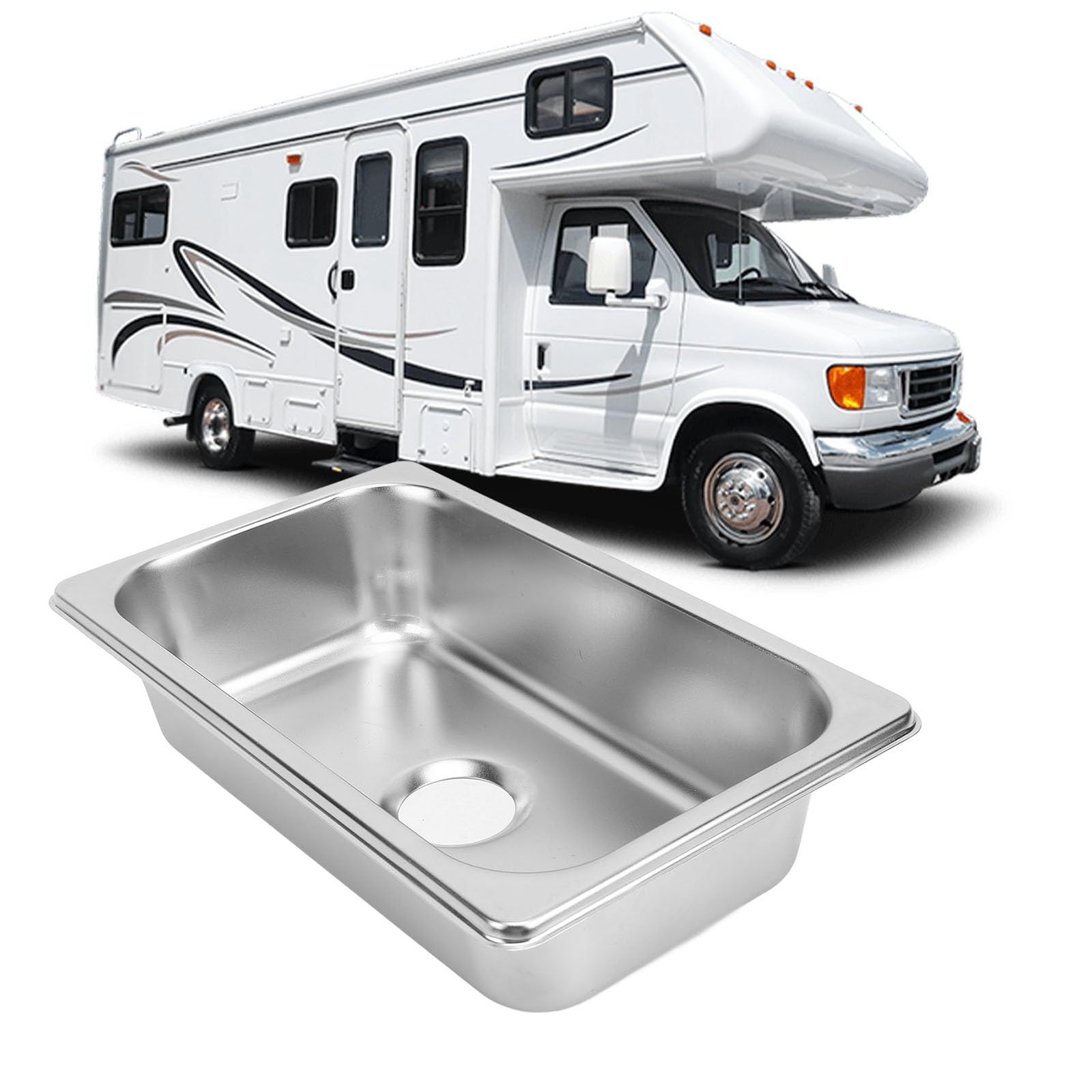 キッチン収納 RV 304 ステンレス鋼のシンク、錆びにくい大容量 RV