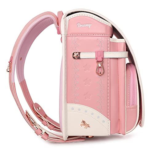 新品 最新 ランドセル 女の子・小学生通学カバン・高級人工皮革＆パール生地・反射 新品】最新 ランドセル 女の子・小学生通学カバン・高級人工皮革