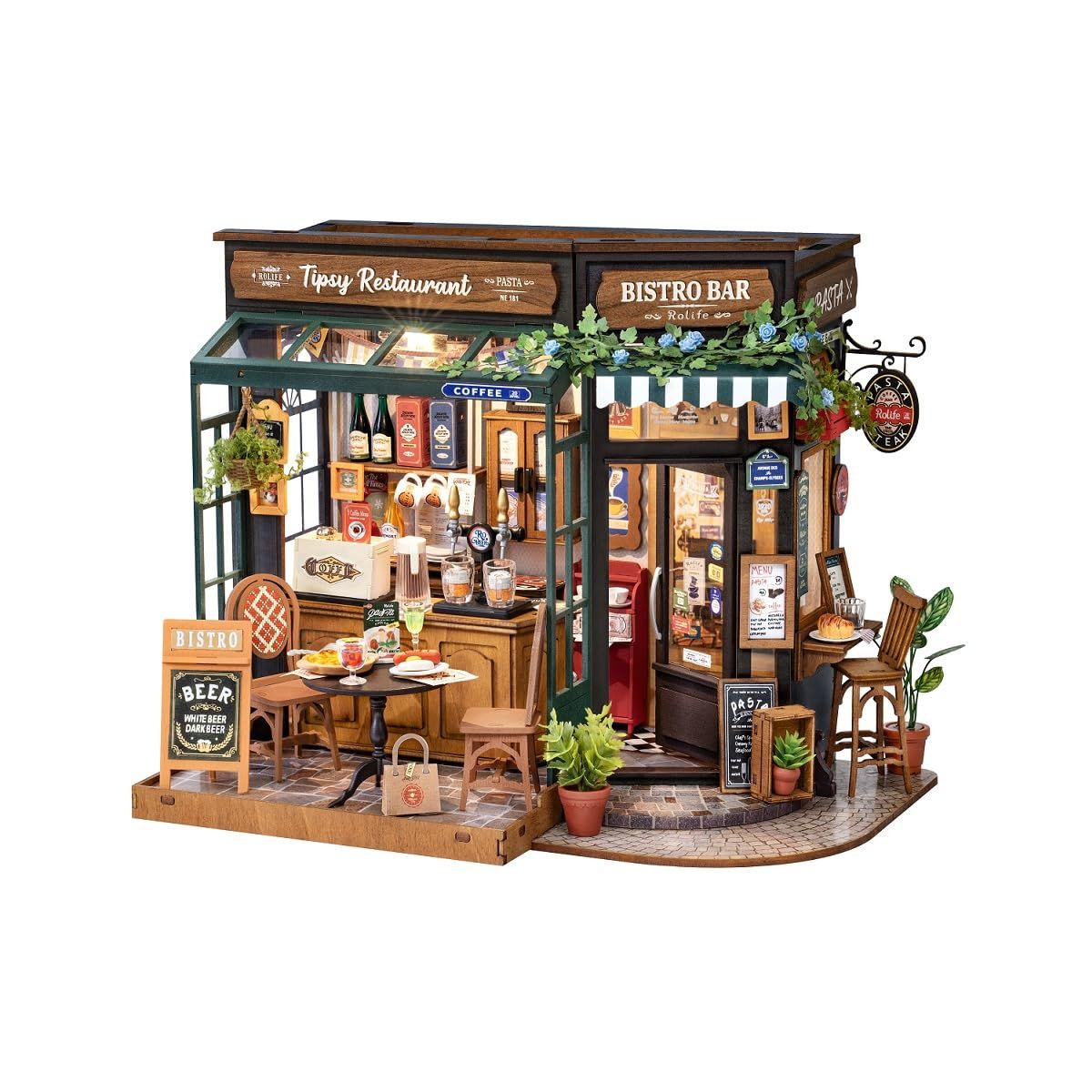 新品 つくるんですR 日本語説明書付 DIY ミニチュアハウス ドール 