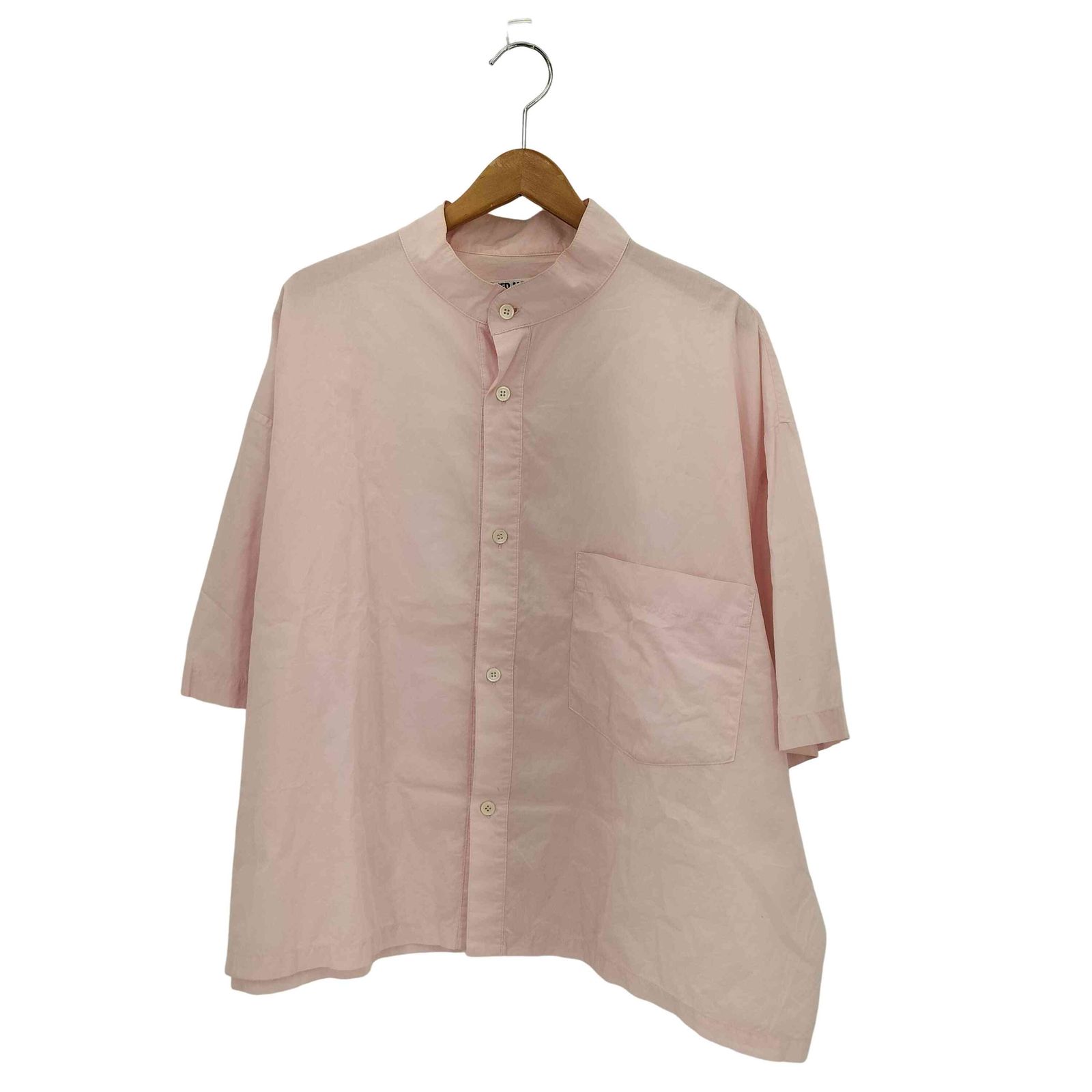 ヘドメイナー HED MAYNER STAND COLLAR SHIRT スタンドカラー シャツ