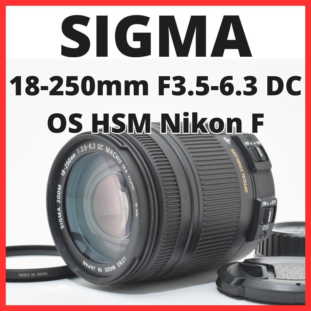 D07[7567C]5 シグマ SIGMA 18-250mm F3.5-6.3 DC OS HSM ニコン Nikon 