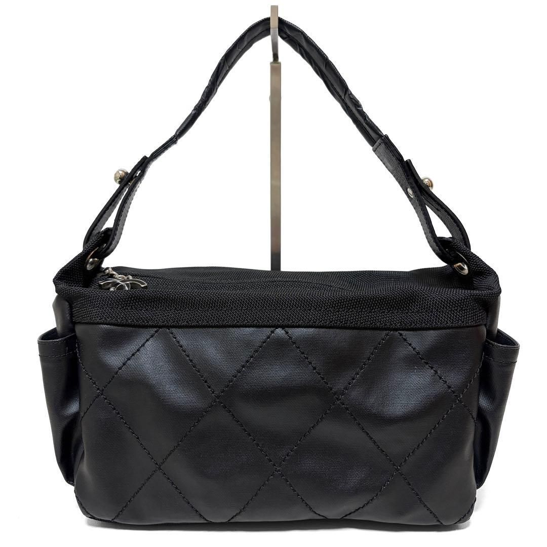 CHANEL シャネル パリビアリッツ ワンショルダーバッグ ブラック 黒 