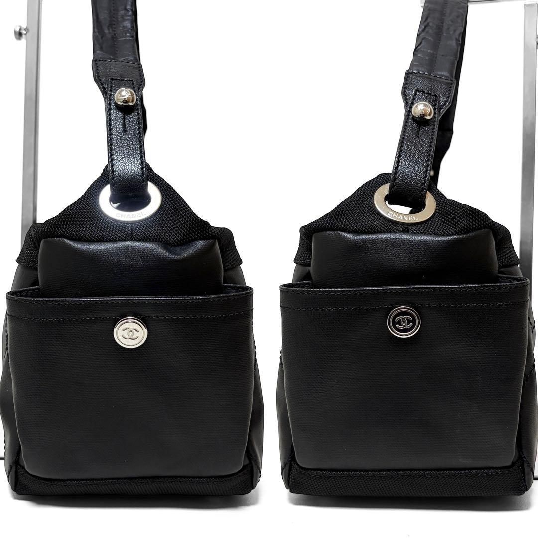 CHANEL シャネル パリビアリッツ ワンショルダーバッグ ブラック 黒 