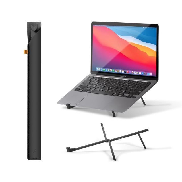 【送料無料】ive Union フォールド ラップスタンド ? 超スリム折りたたみ式＆ポータブル ノートPCスタンド ? 人間工学に基づき最適化された視野角 ? 13〜16インチMacBookなどノートPC、10〜16インチ iPadsなどタブレット向け