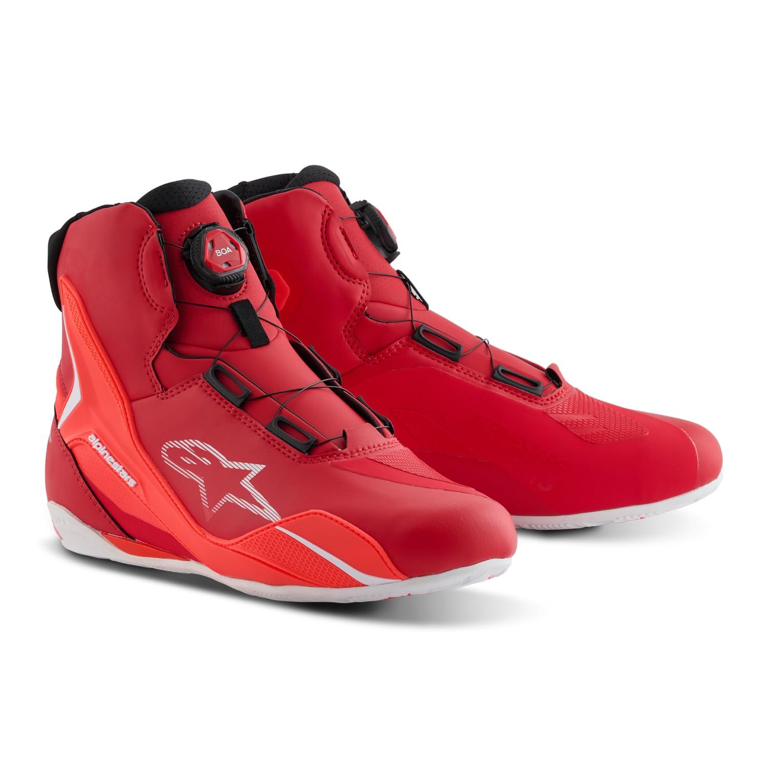 新品 alpinestars(アルパインスターズ) バイクシューズ レッド 