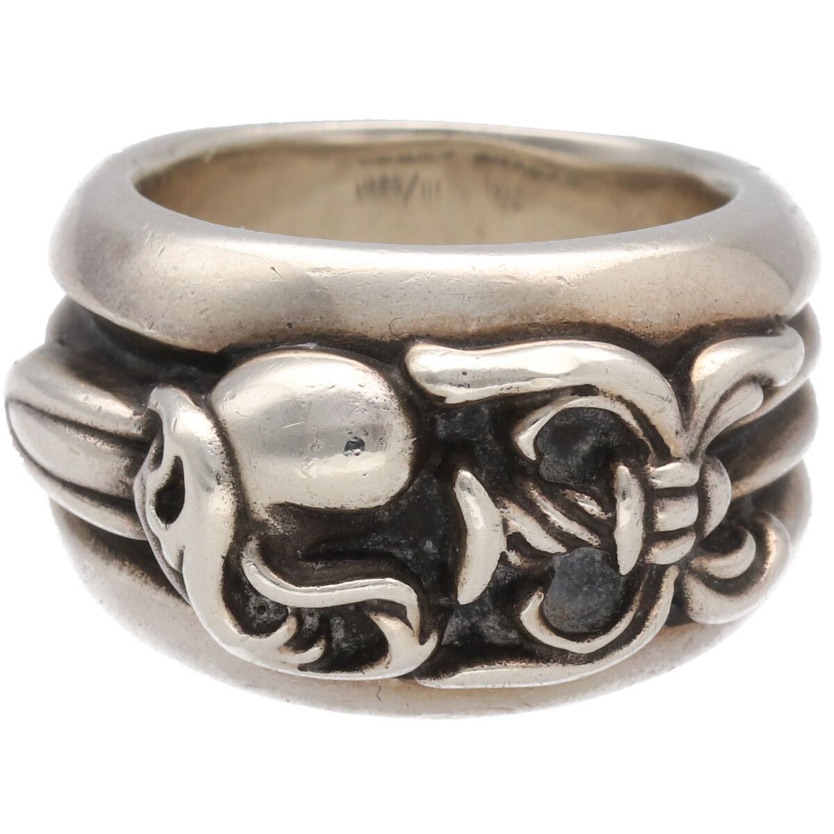 中古】 CHROME HEARTS クロムハーツ ダガーハート リング 17号 中古】 CHROME HEARTS クロムハーツ ダガーハート リング 17号