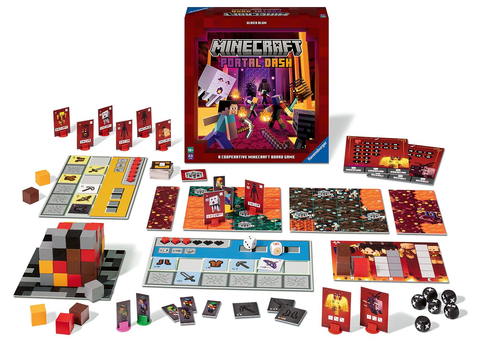 Brand New Ravensburger (Ravensburger) Board Game Minecraft: Portal Dash 27471 Target Age 10 Years Old ~ [Table Games, Micra, Minecraft Games, Presents (Birthday/Christmas)]