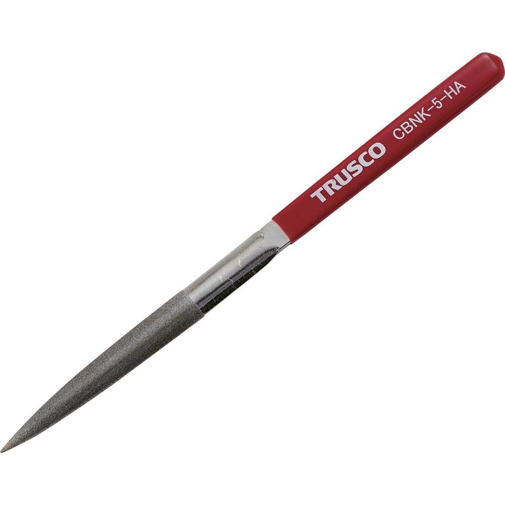 新品 TRUSCO(トラスコ) CBNヤスリ 鉄工用 5本組 半丸 CBNK-5-HA