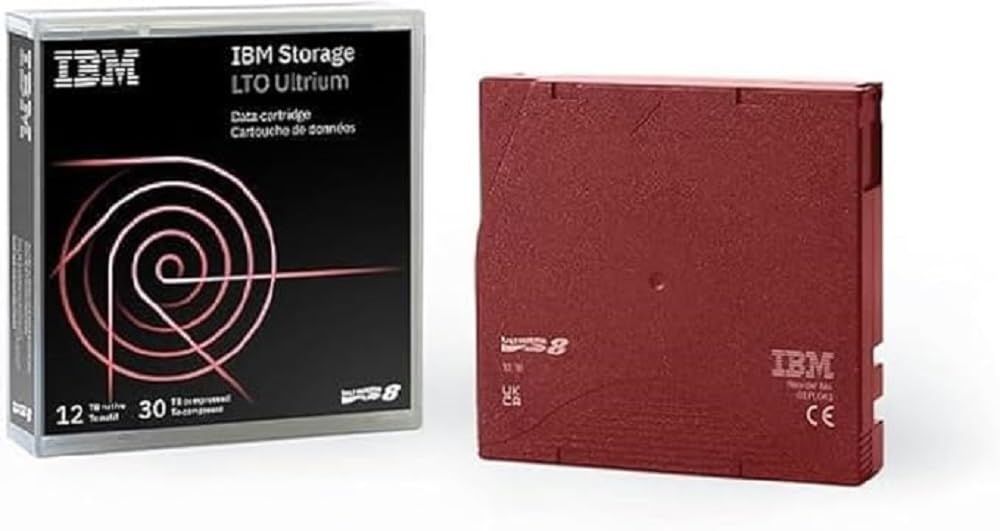 新品 IBM LTO8 Ultrium データカートリッジ バックアップテープ 12TB/30TB 01PL041