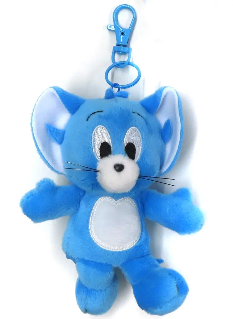 [Used] Miscellaneous Goods Jerry (Blue) Tom and Jerry Reel Key Cover “Tom and Jerry Bowling”