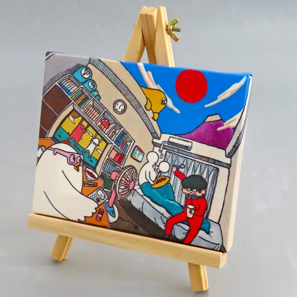 中古】キャンバスボード・キャンバスアート はじめまして松尾です