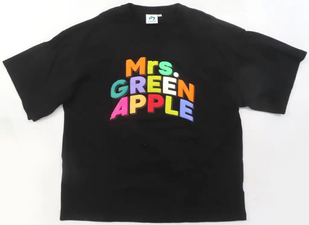 中古】Tシャツ Mrs. GREEN APPLE MGA Summer Tシャツ ブラック Lサイズ