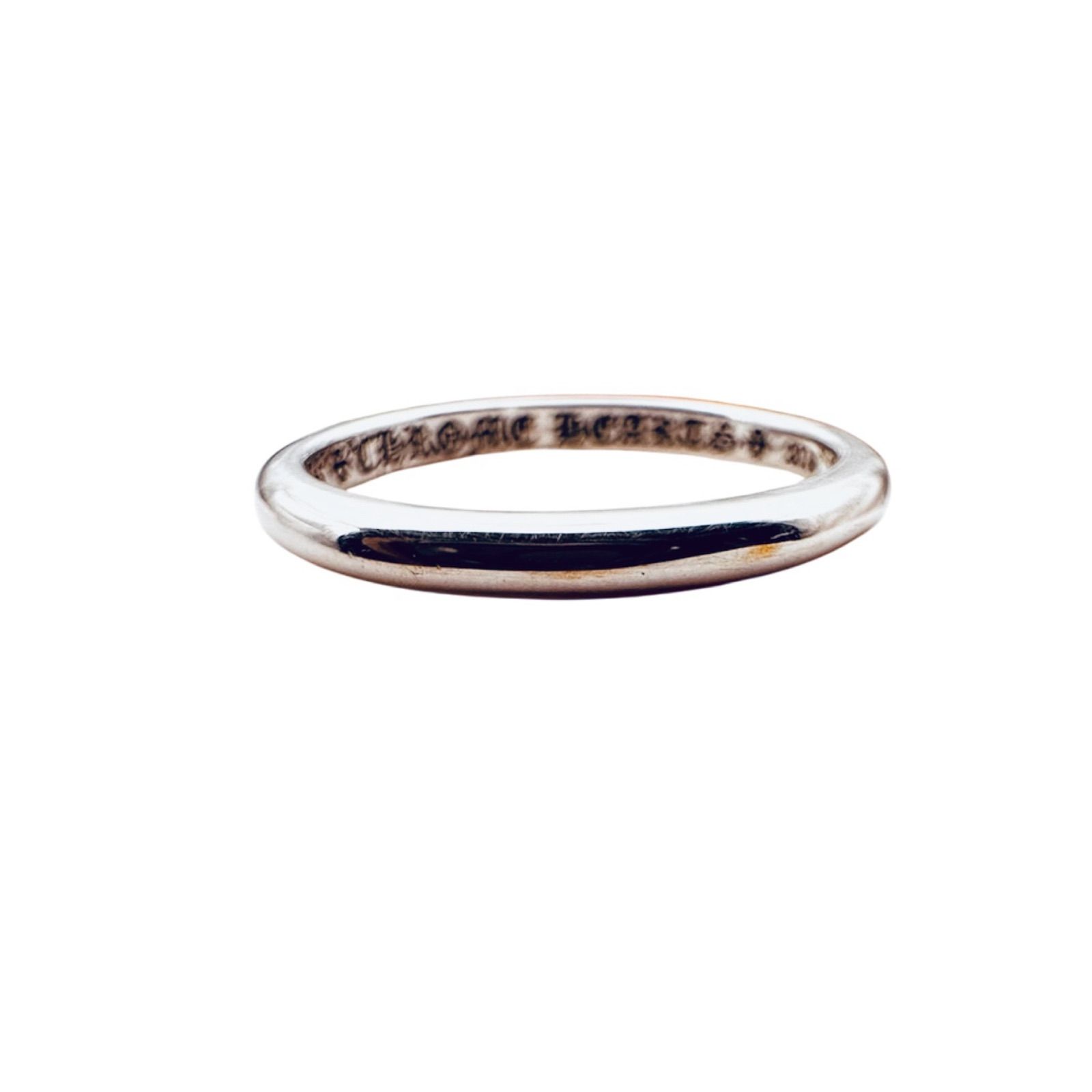 CHROME HEARTS】クロムハーツ バブルガムリング プレーン SV925 9号