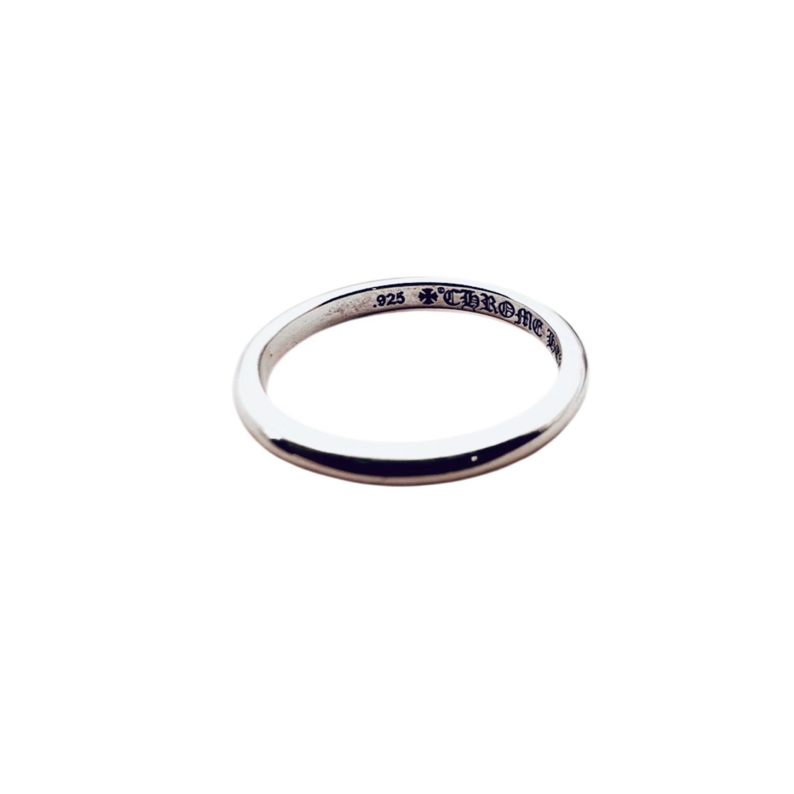 CHROME HEARTS】クロムハーツ バブルガムリング プレーン SV925 9号