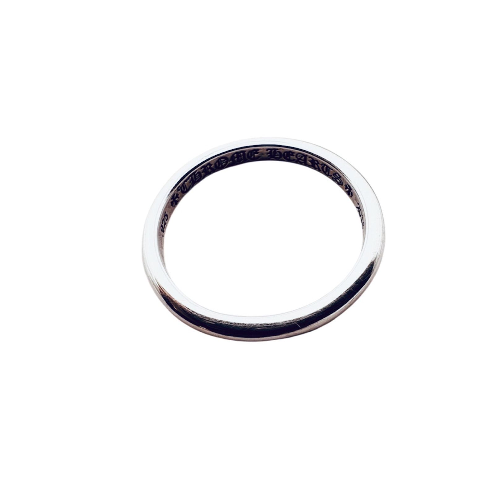 CHROME HEARTS】クロムハーツ バブルガムリング プレーン SV925 9号