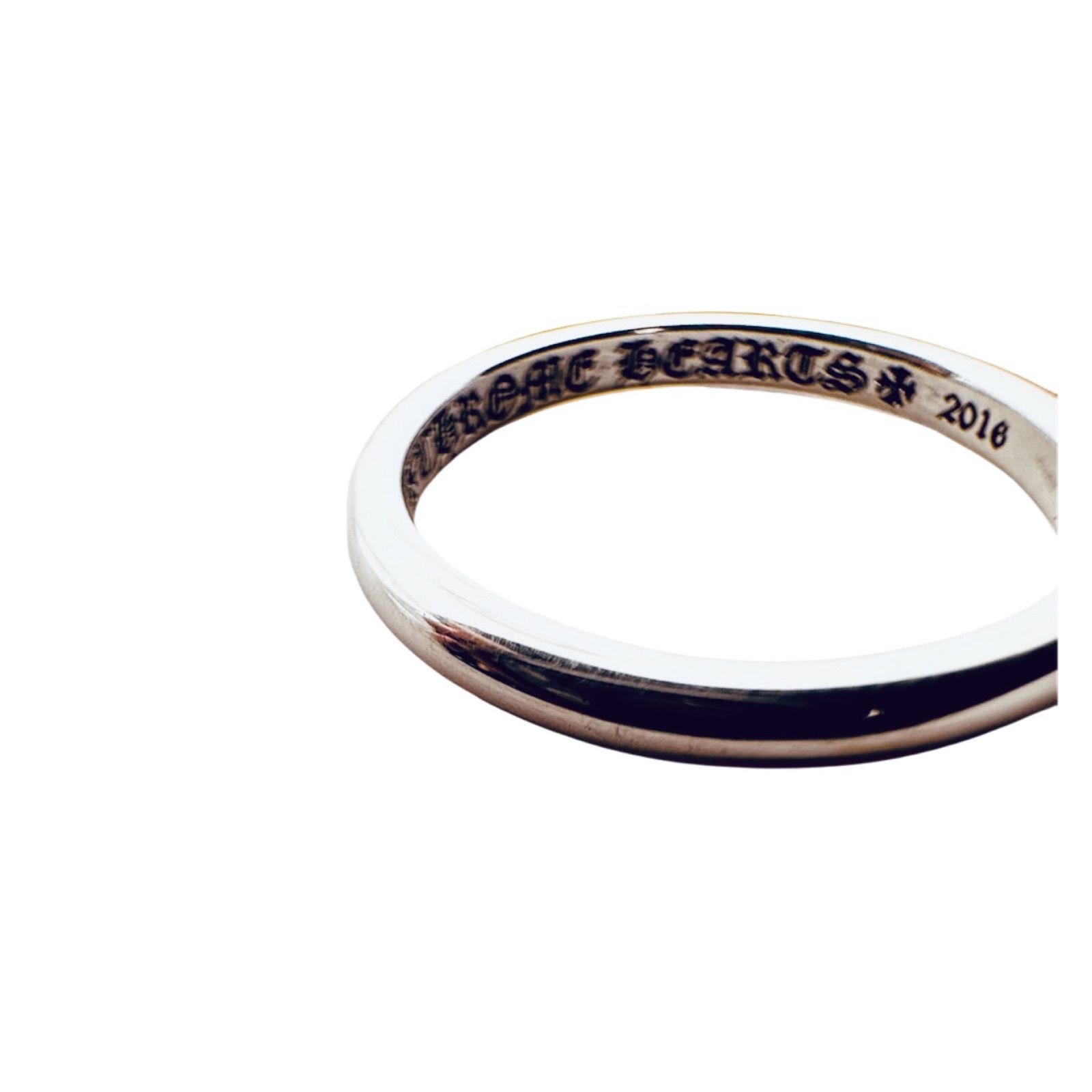 CHROME HEARTS】クロムハーツ バブルガムリング プレーン SV925 9号