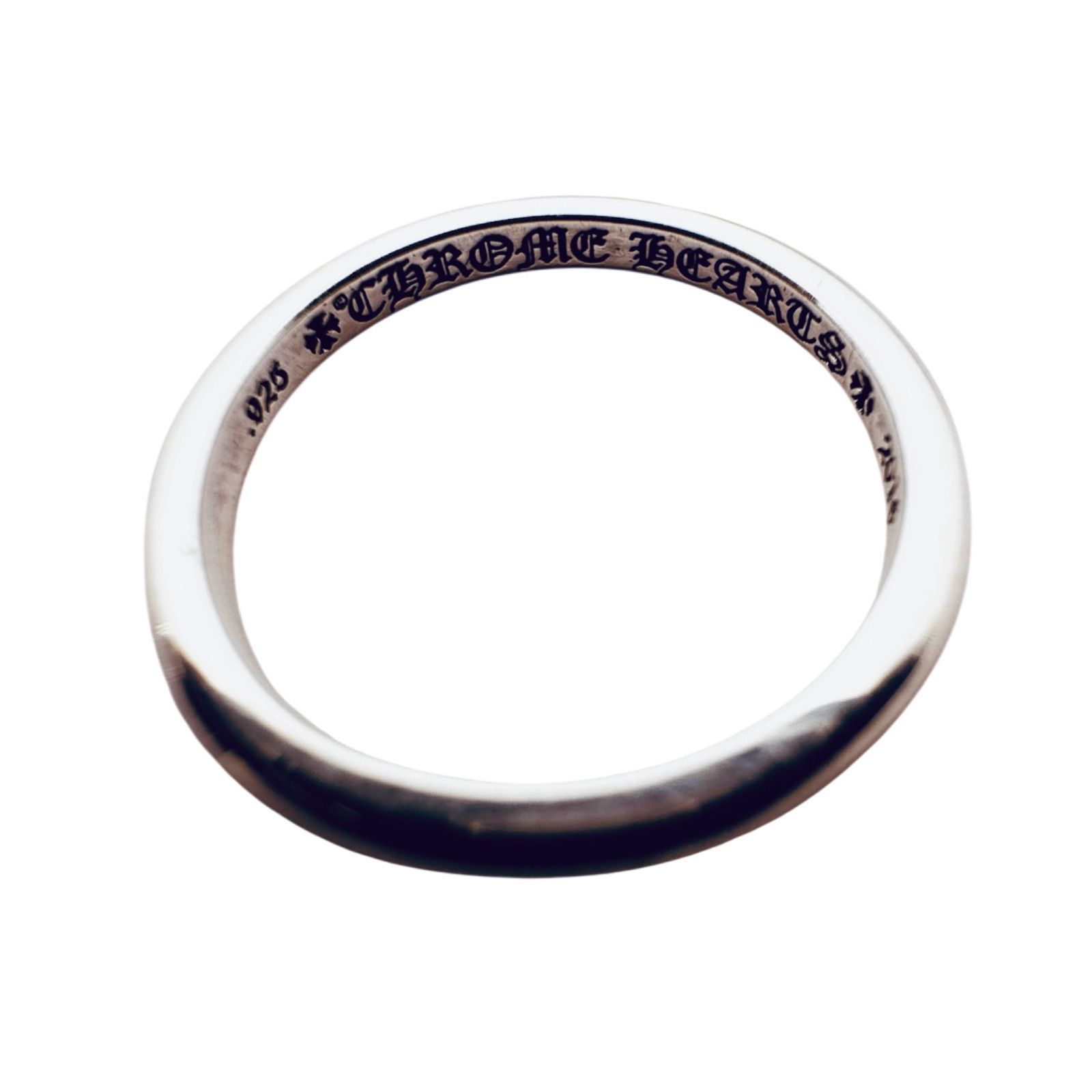 CHROME HEARTS】クロムハーツ バブルガムリング プレーン SV925 9号
