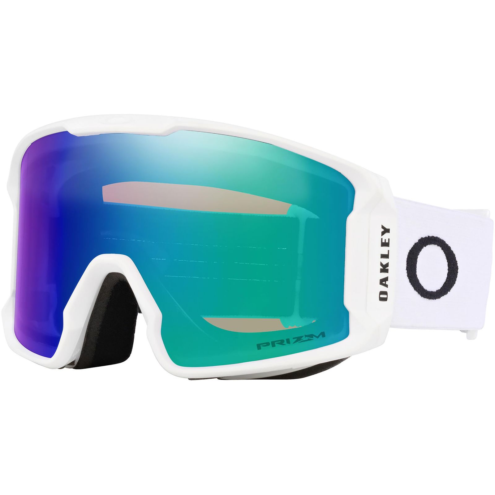 新品 [オークリー] ゴーグル LINE MINER L MATTE WHITE/PRIZM ARGON IRIDIUM LENS Free Size