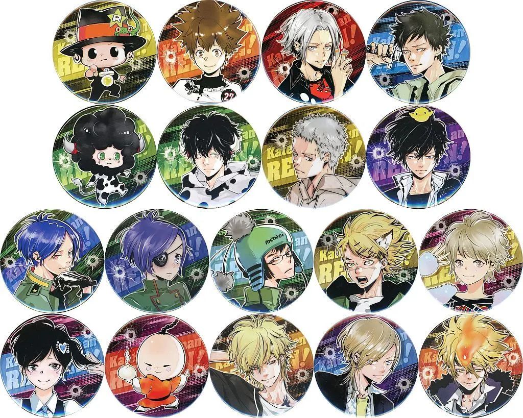 中古】バッジ・ビンズ 全18種セット 「家庭教師ヒットマンREBORN